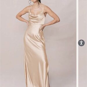 Revelry Satin Gown